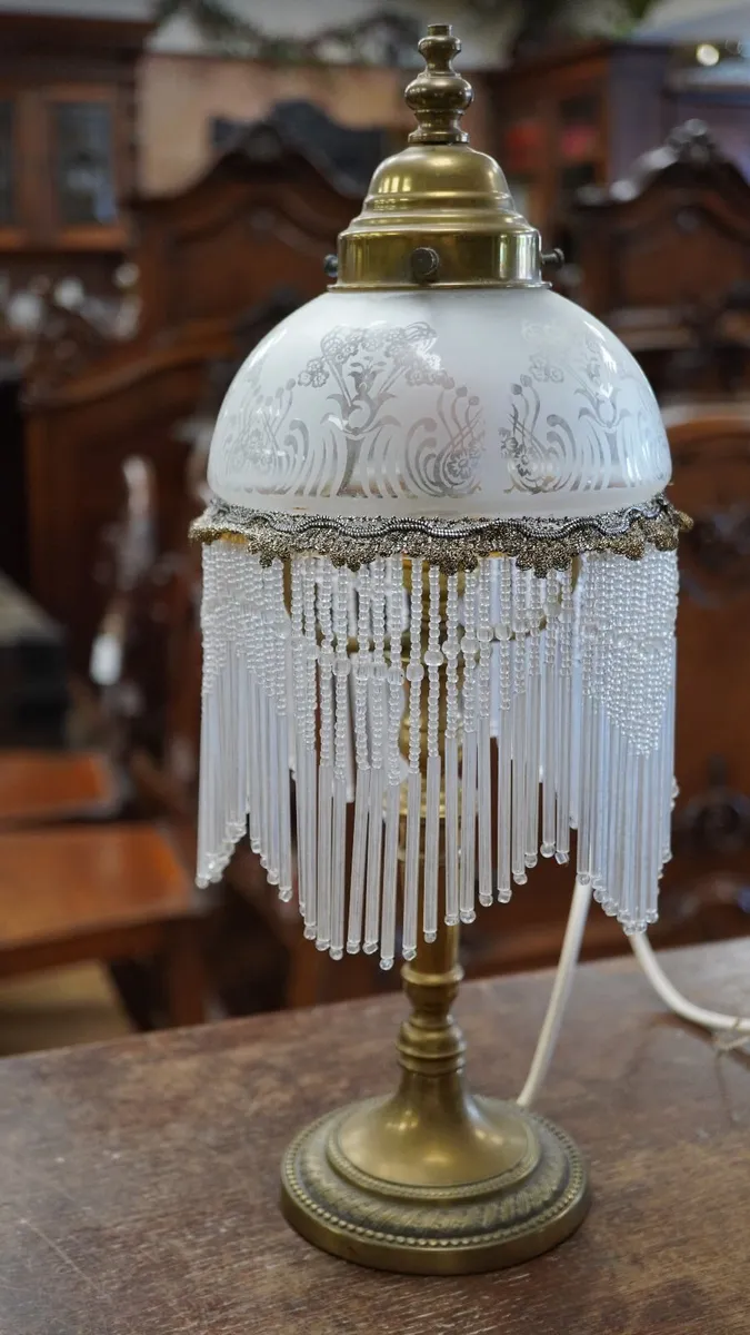 Vintage Brass Table Lamp - Image 2