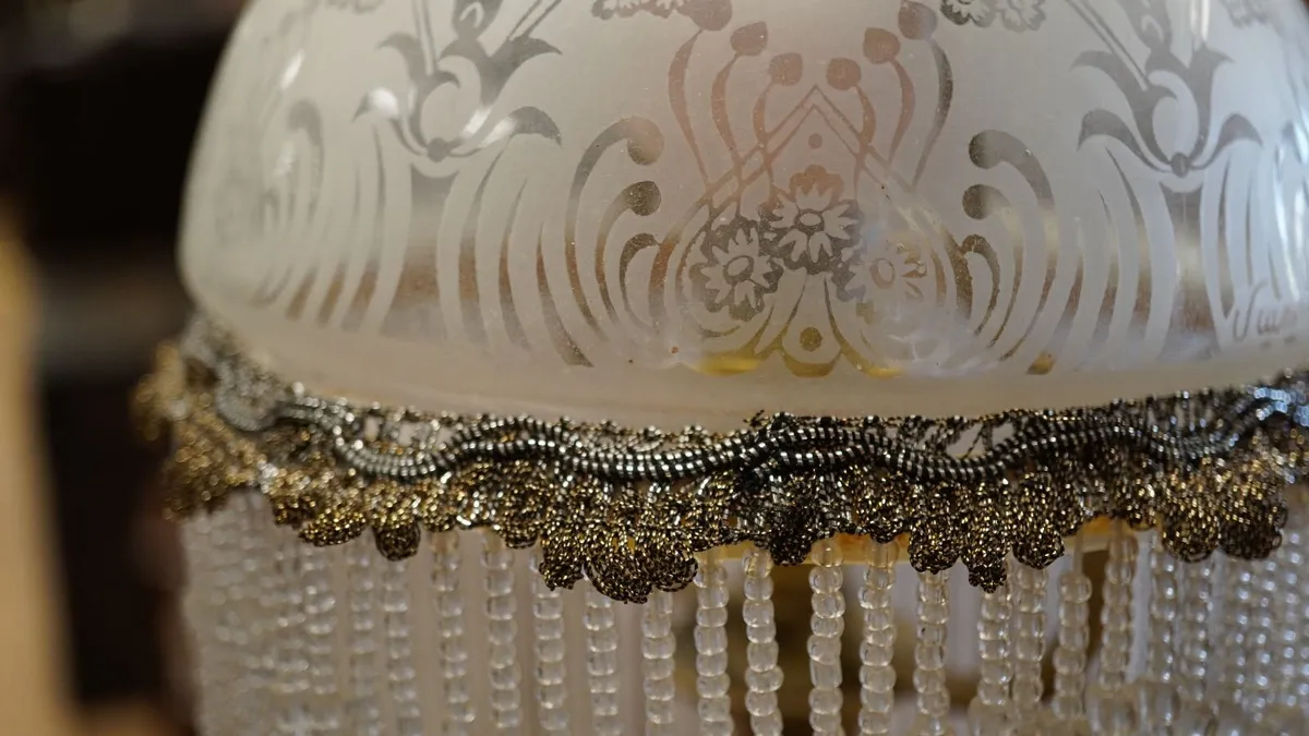 Vintage Brass Table Lamp - Image 4