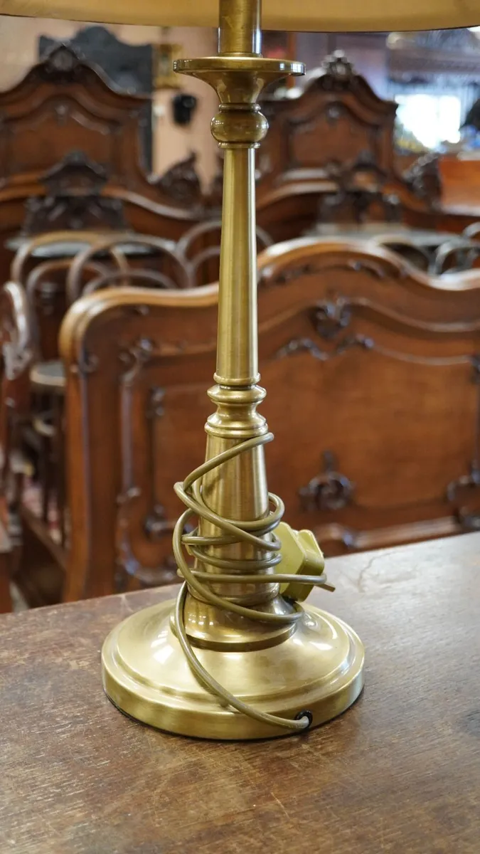 Brass Table Lamp - Image 2