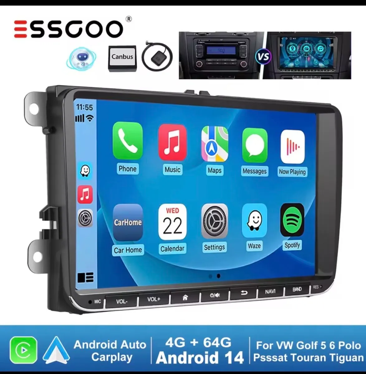 Vw Android Applecar 9" radio - Image 2