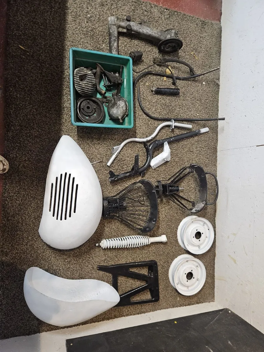vintage motorbike parts - Image 1