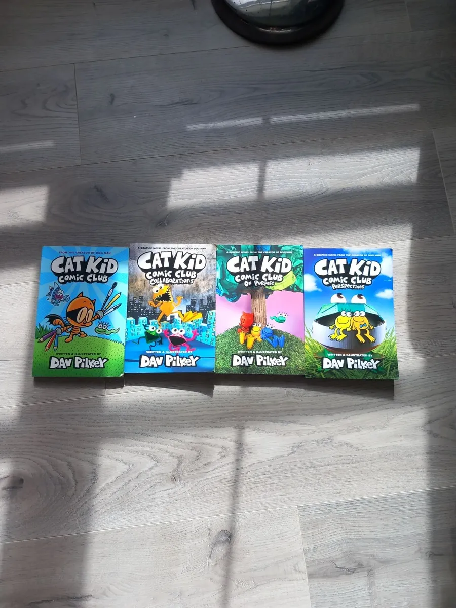 4 Cat Kid Books!