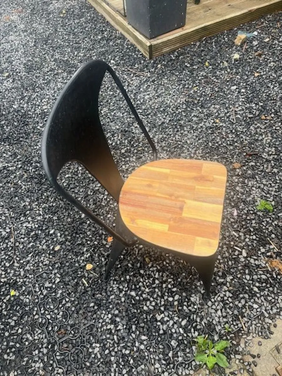 6 x Industrial Dinning Chairs - Image 2