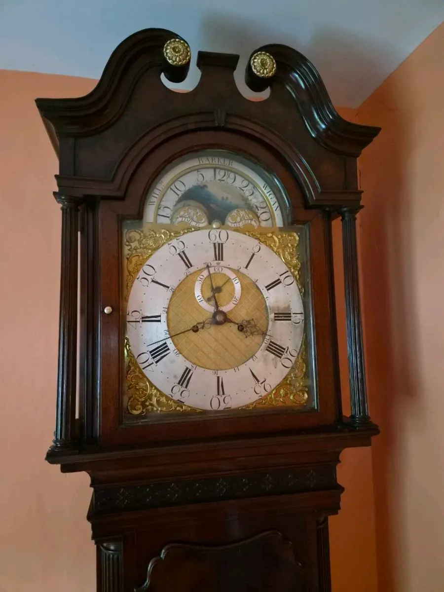Mahogany longcase clock - Image 1