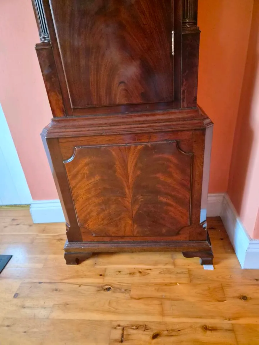Mahogany longcase clock - Image 4