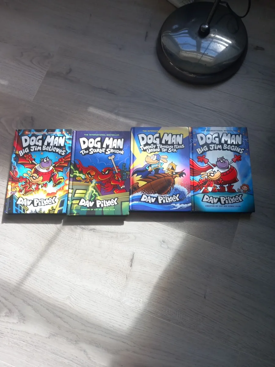 Rare Hardback Dog Man Books