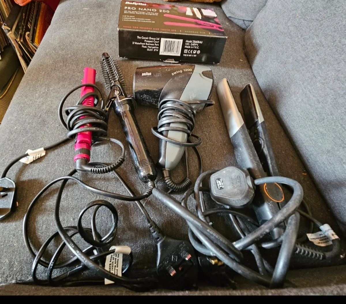 Bundle of Hairdryers Straighteners etc - Image 4