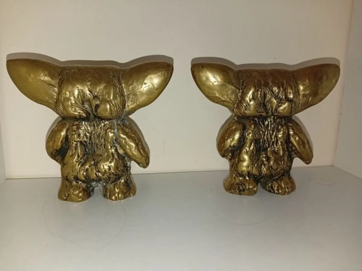 Gremlin sculptures / 2 x Gizmo figurines / statues - Image 2
