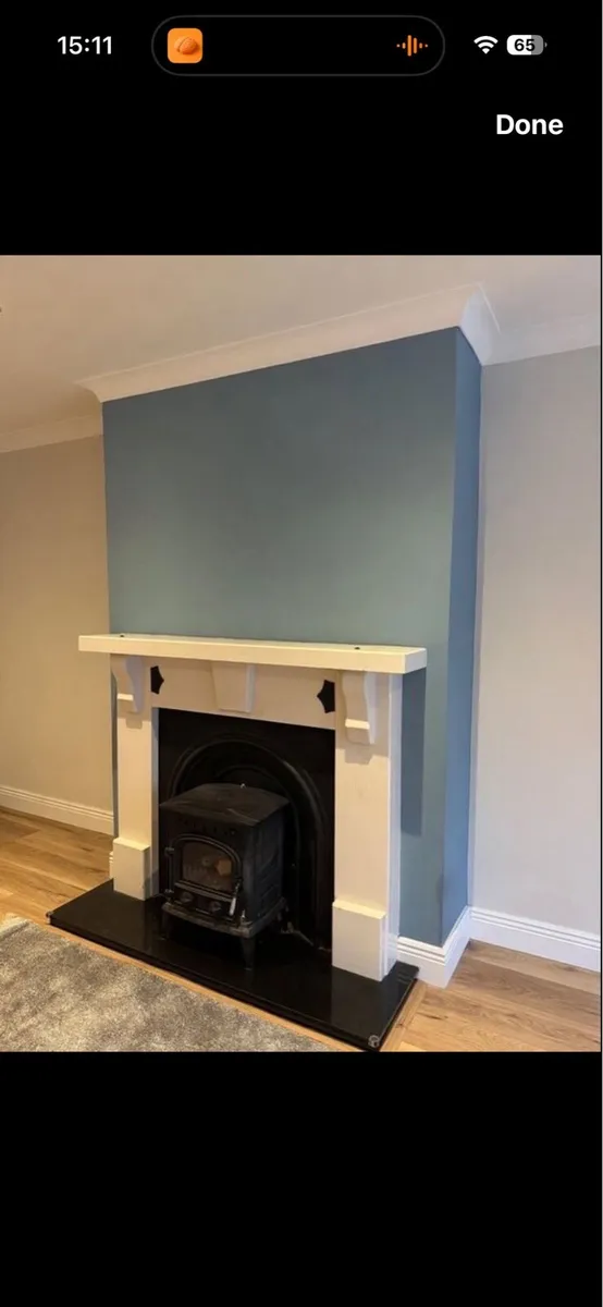 Cast iron arched fireplace insert — standard 36” - Image 3