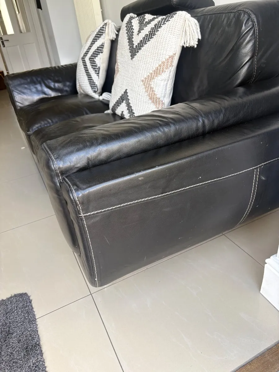Leather Sofa - Image 4