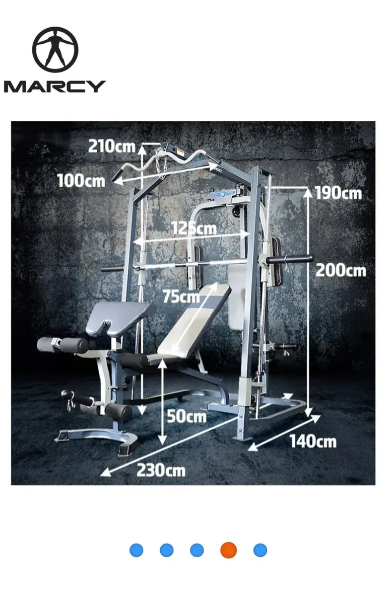 MP 3100 Smith Machine Multigym - Image 2