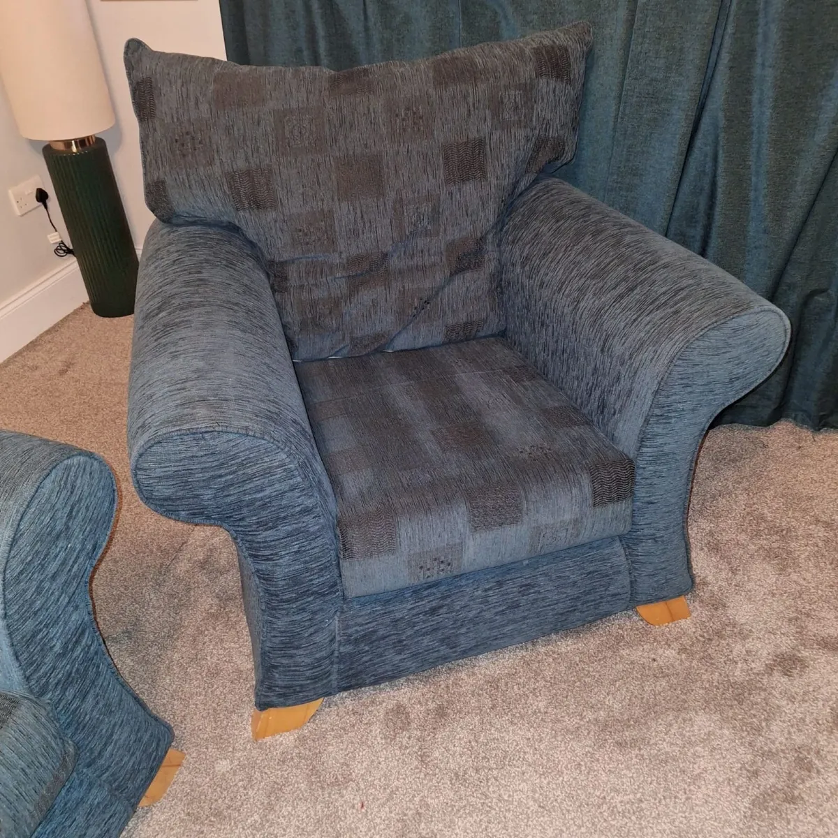 Navy Sofa suite 3-1-1 - Image 4