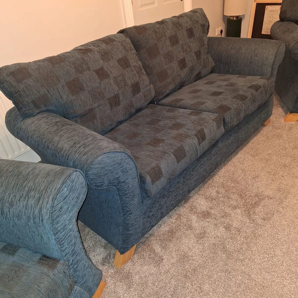 Navy Sofa suite 3-1-1 - Image 1