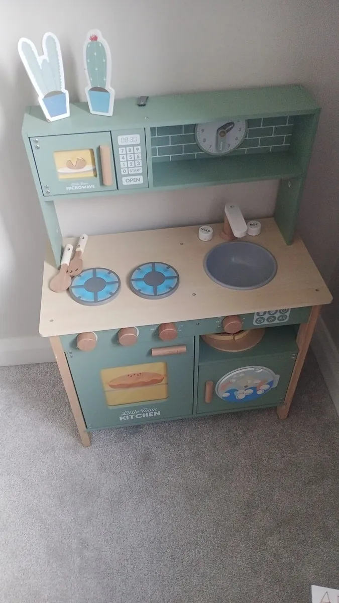 Kids Little Kitchen Mint Green