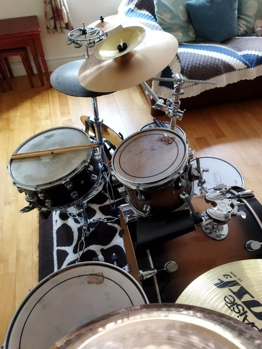 PDP Drumset w/ cymbals, cowbell, etc., for sale - Image 2