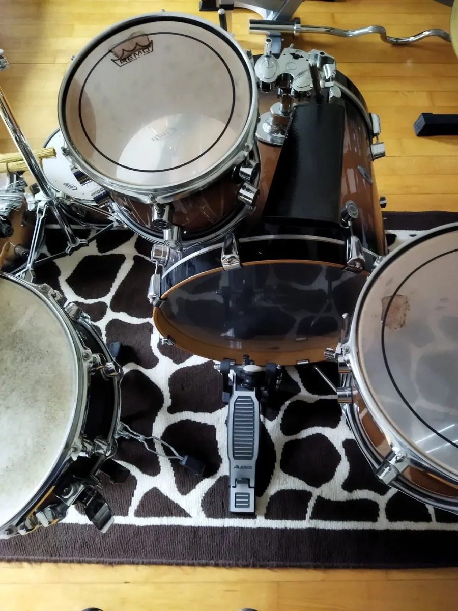 PDP Drumset w/ cymbals, cowbell, etc., for sale - Image 1