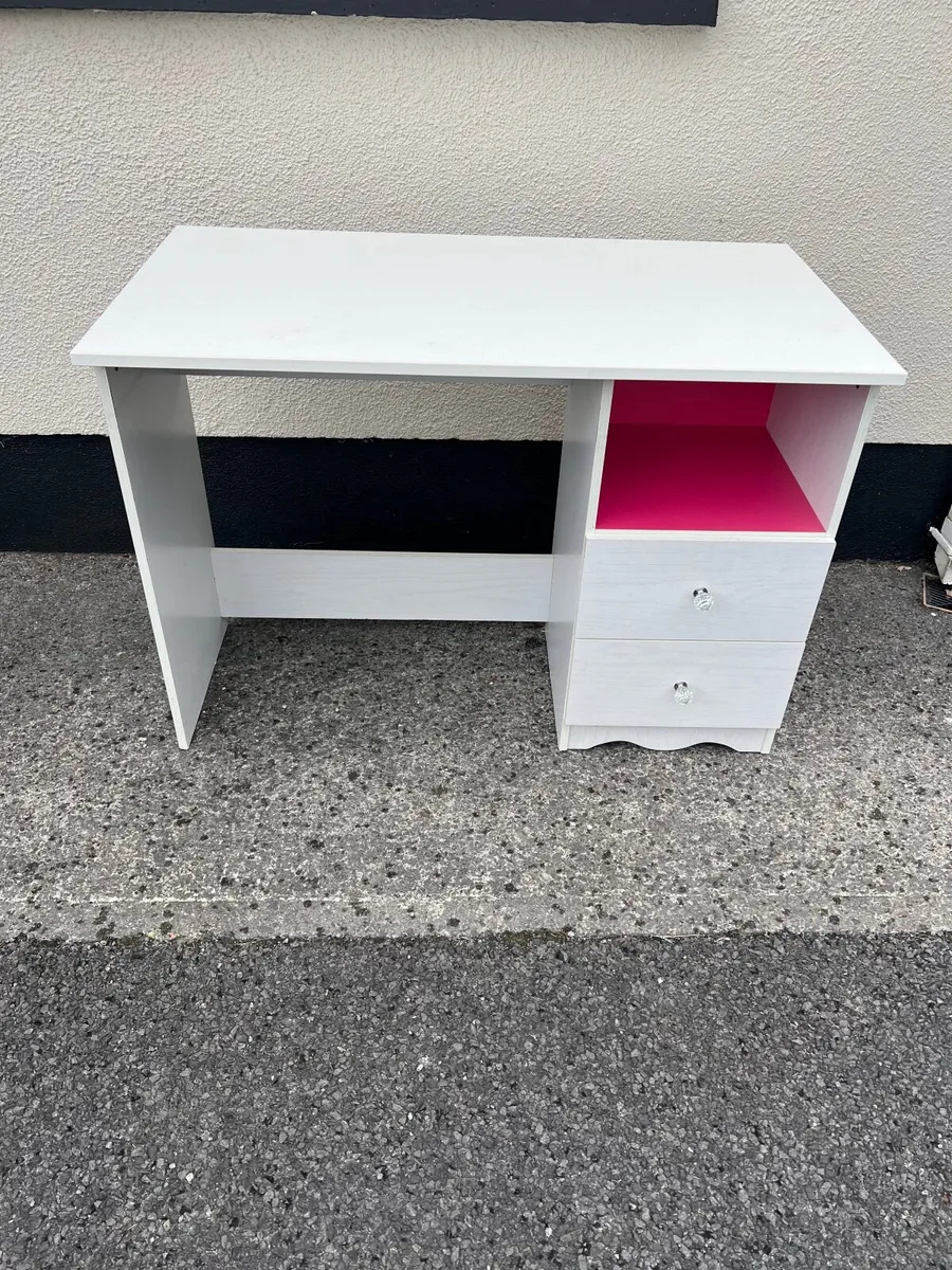 Double bed frame and desk - Image 2