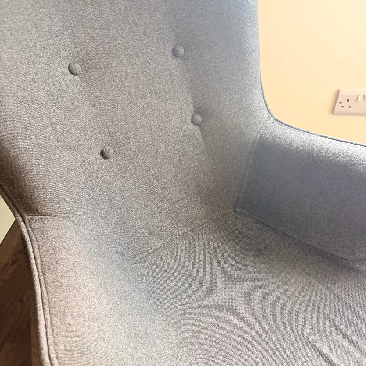 JYSK armchair and matching footstool set - Image 3