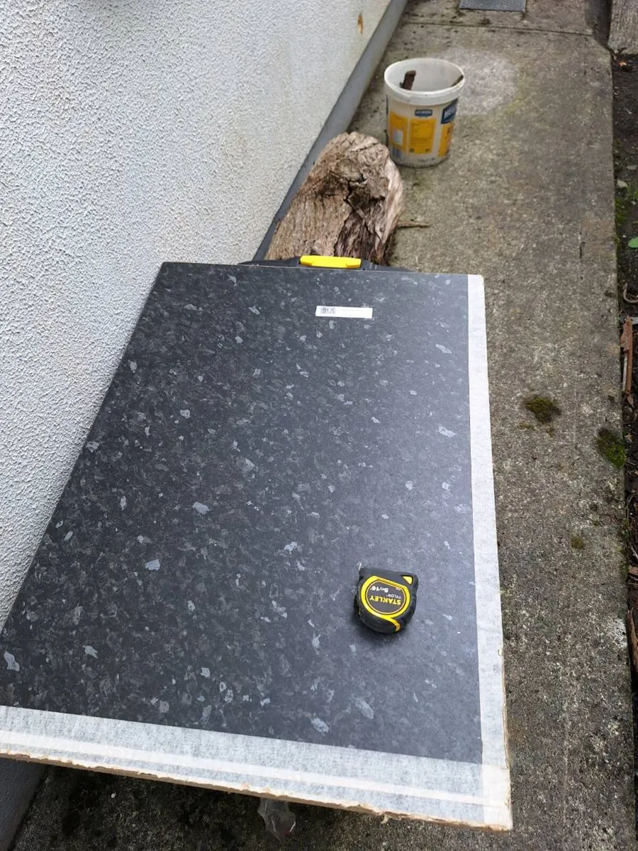 Ebony granite style satin worktop - Image 3