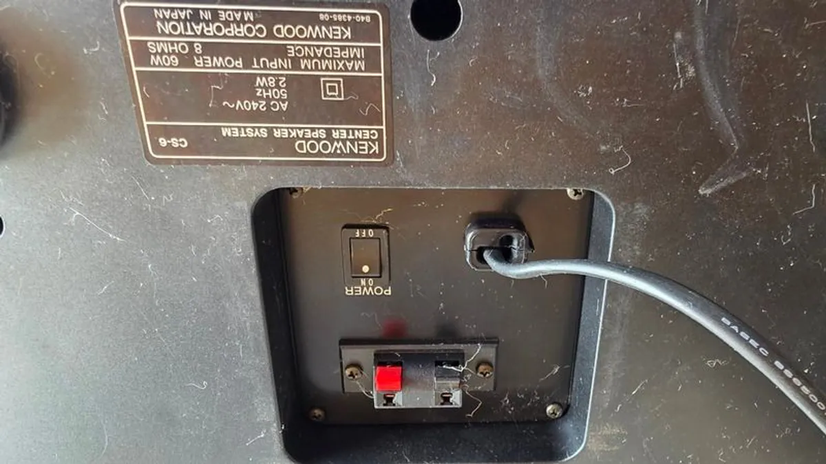 Kenwood CS-6 center speaker - Image 4