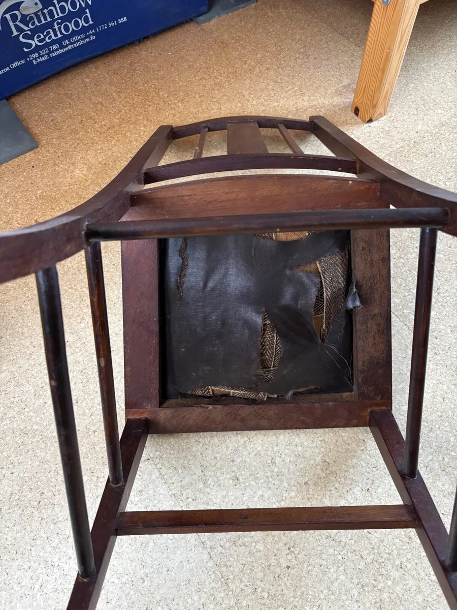Edwardian bedroom chair - Image 3