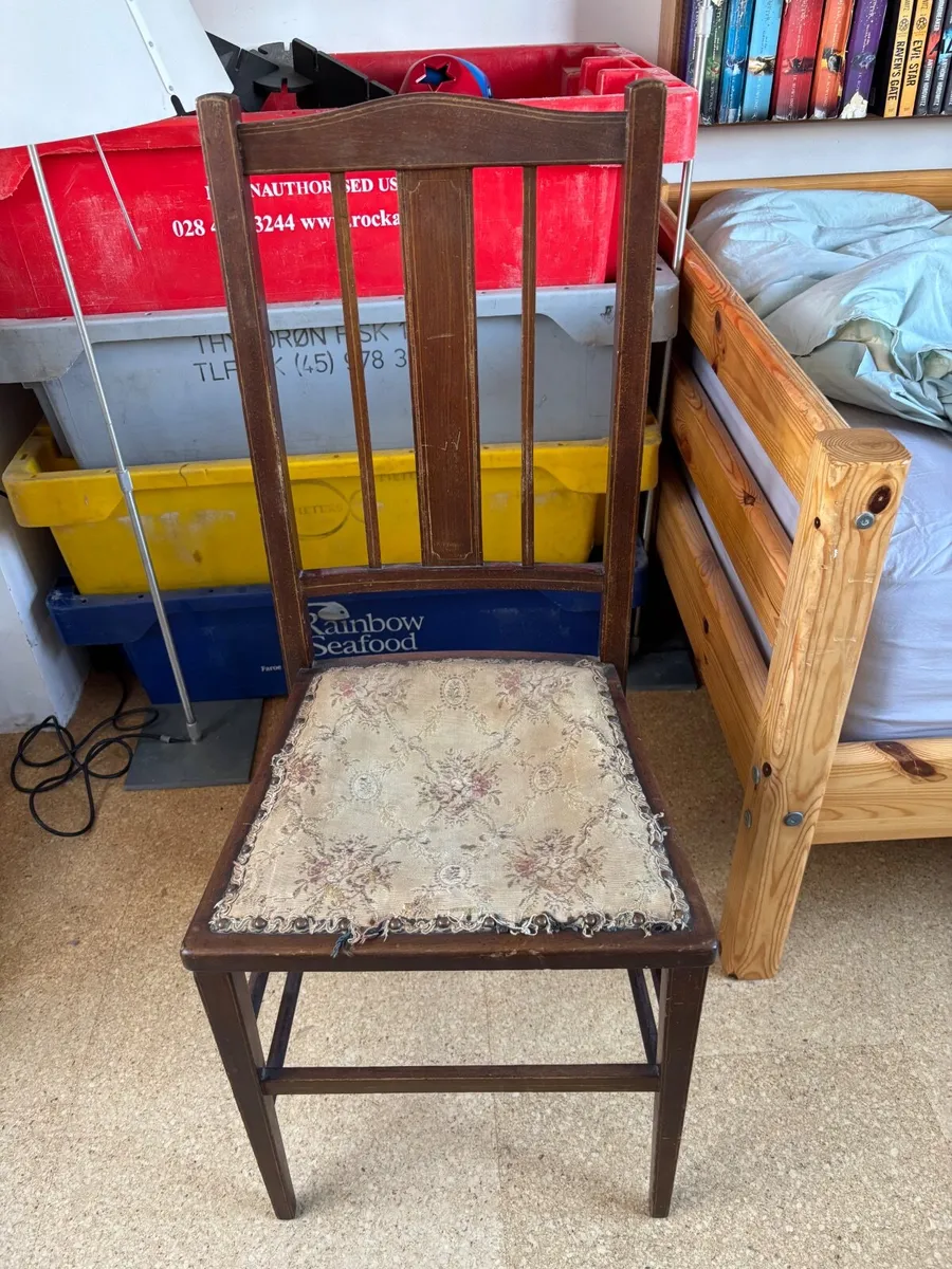 Edwardian bedroom chair - Image 1
