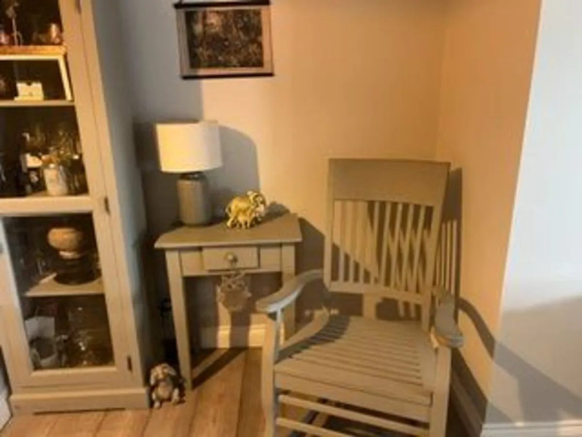 Handpainted Rocking Chair - Image 1