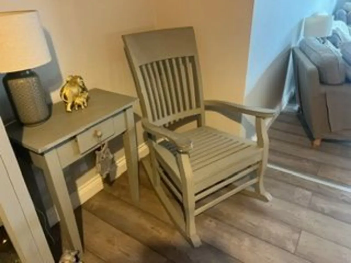 Handpainted Rocking Chair - Image 3