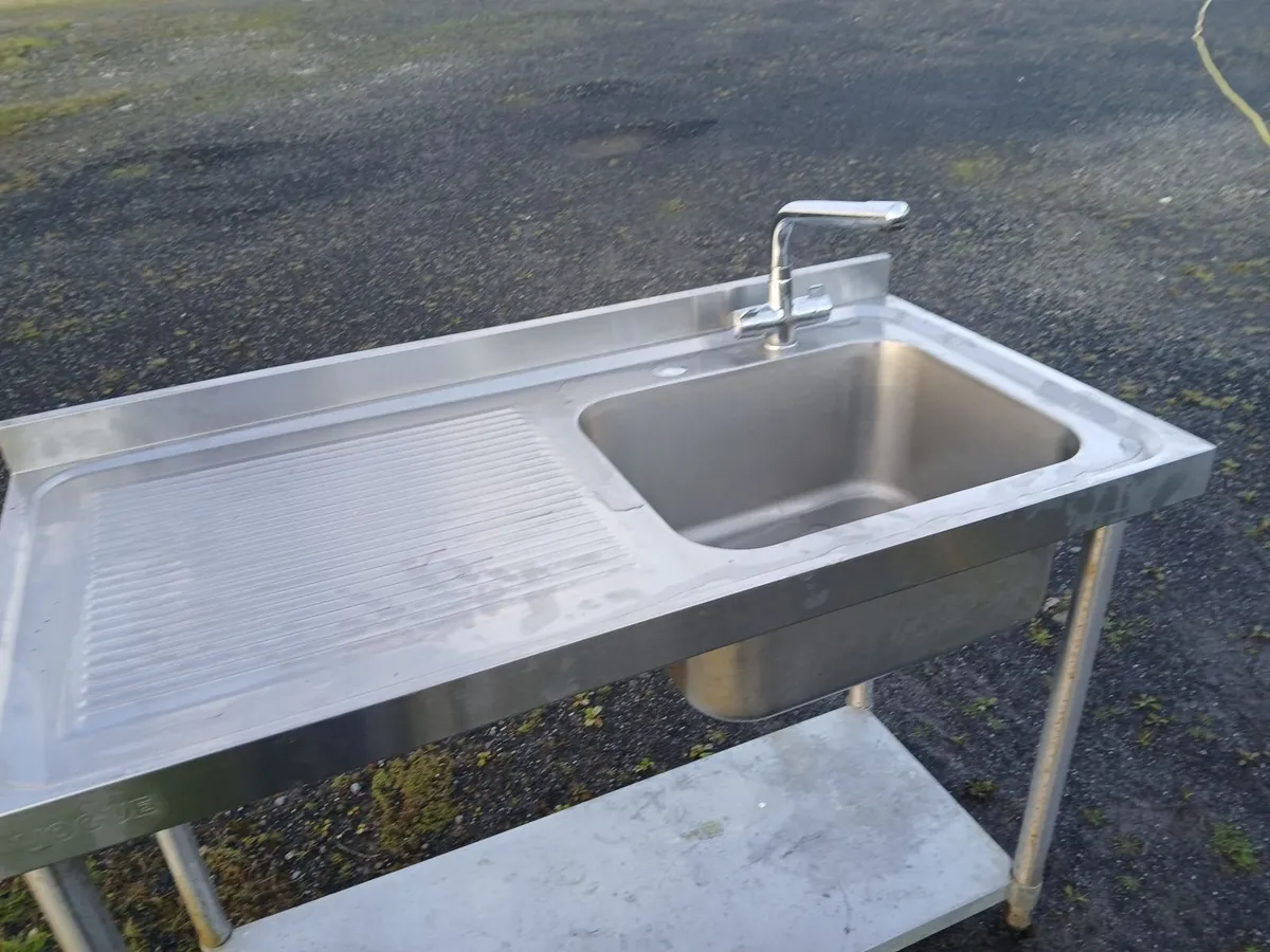 Staneless steel cabbinet sink unit complete - Image 3