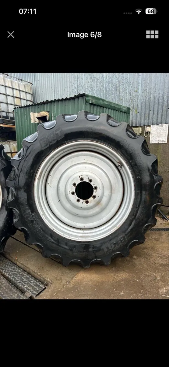 18.4/42 complete wheels - Image 3
