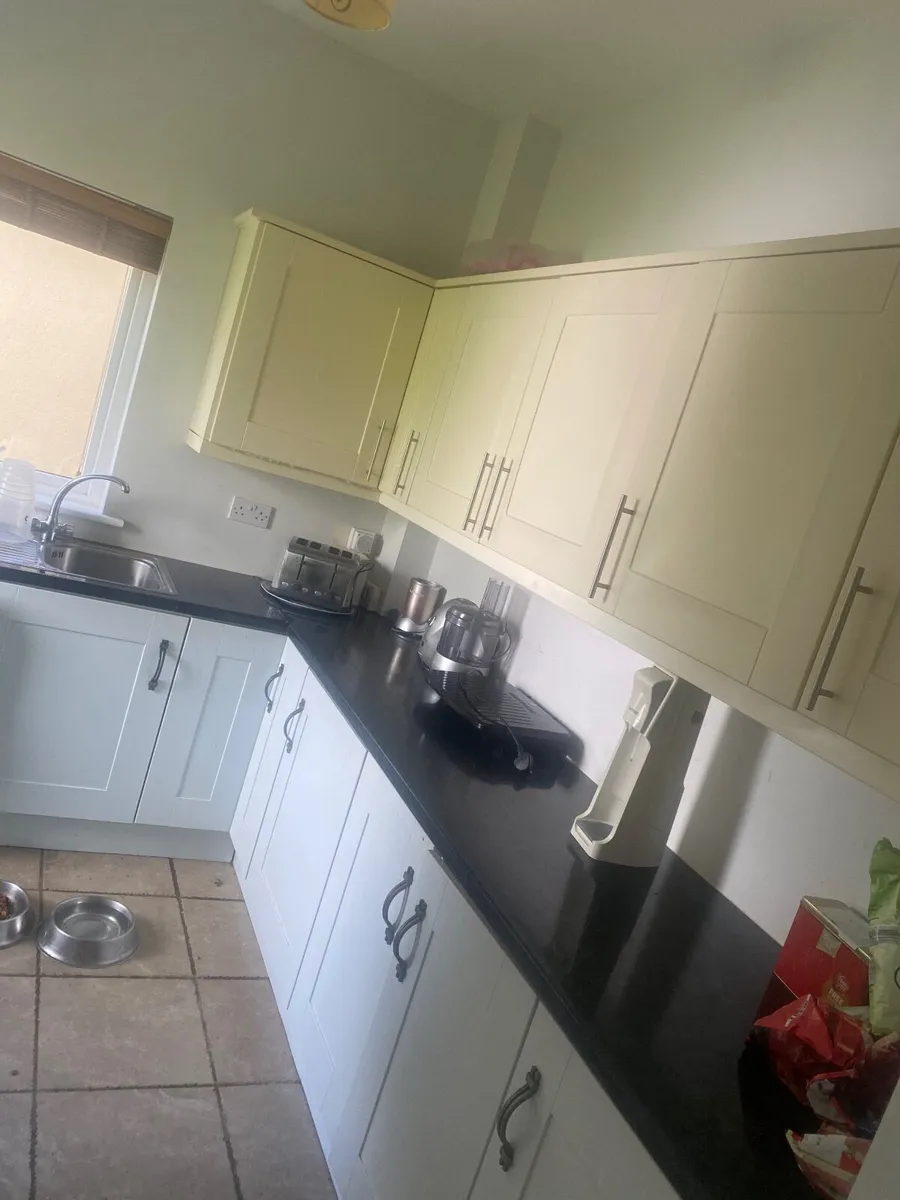 Utility cupboards and work top and sink and drain - Image 2