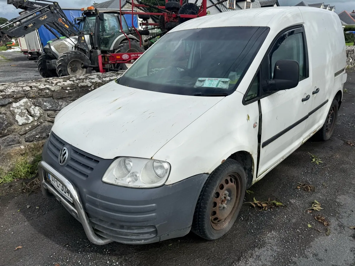 2007 Vw Caddy 1.9tdi PARTS OR REPAIR - Image 1