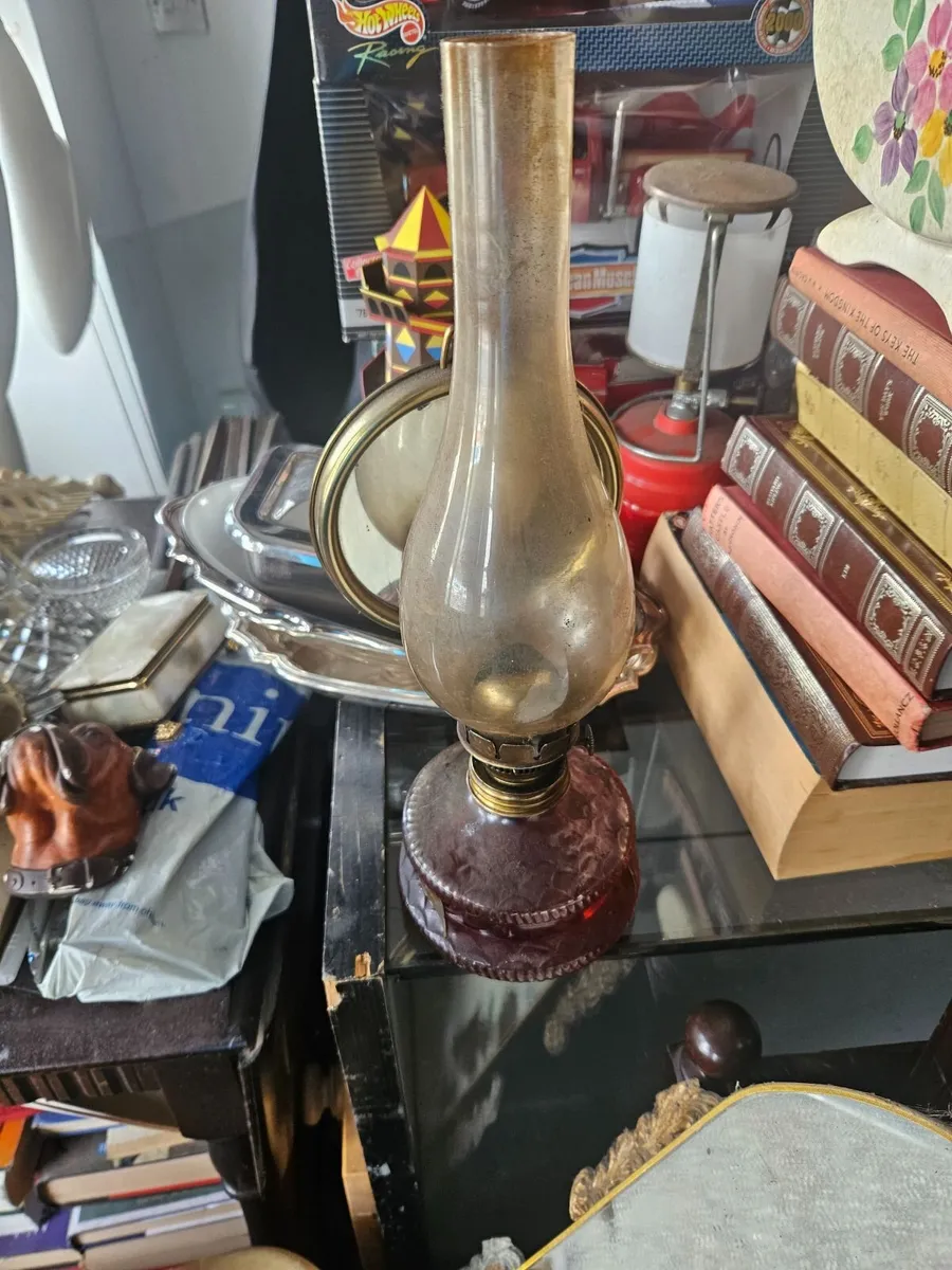 Vintage Oil Lamp - Image 1
