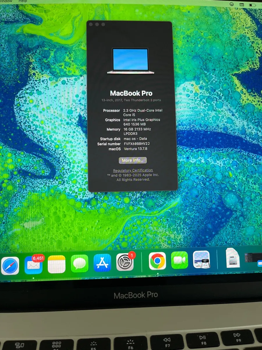 Apple MacBook Pro 13” | 16gb ram | 500 SSD - Image 1