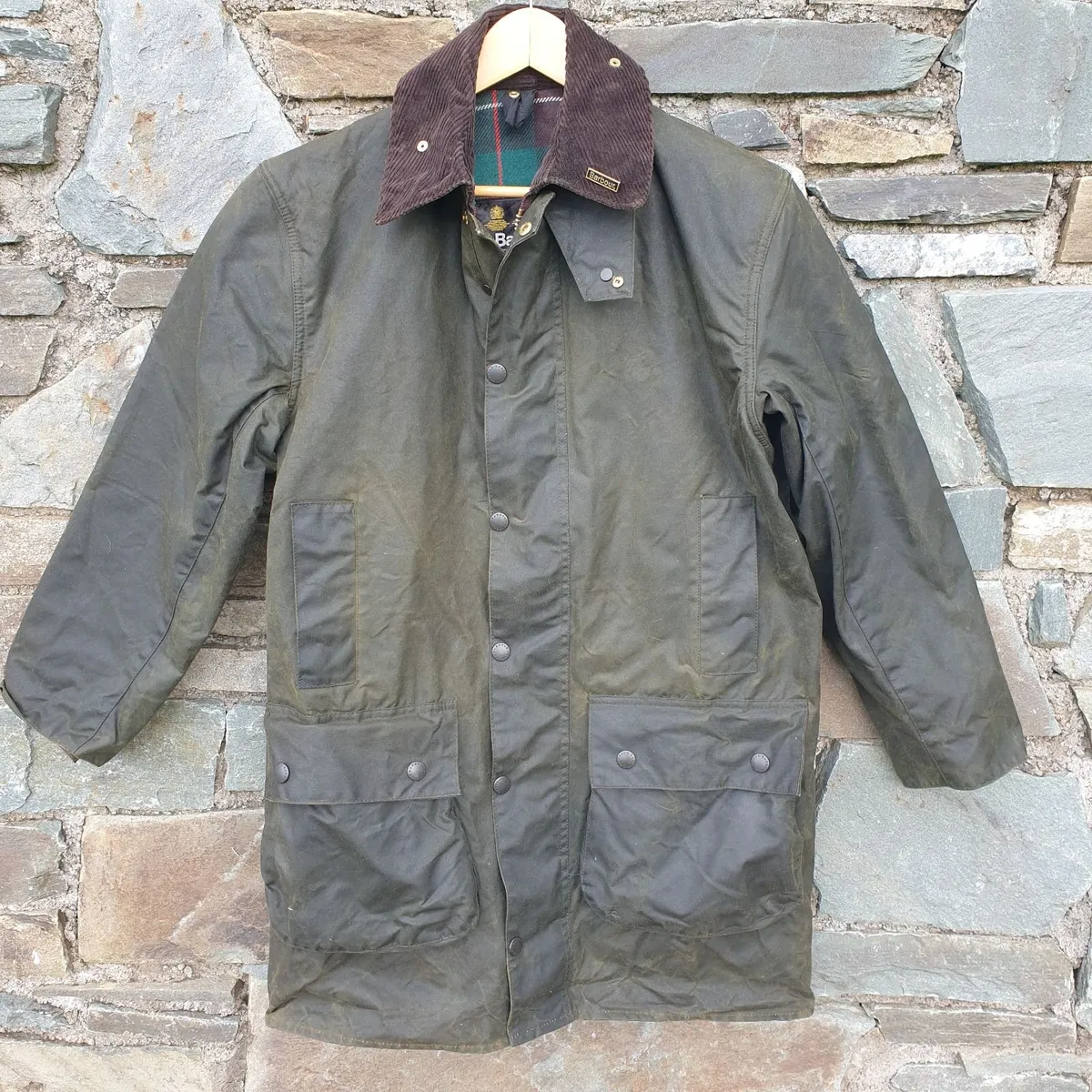 Barbour A400 Northumbria wax jacket C38/97cm - Image 1