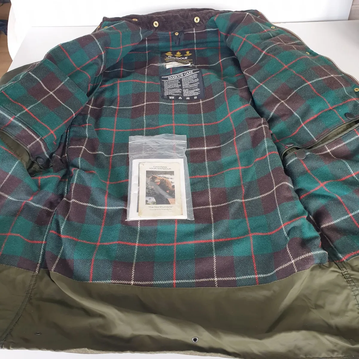 Barbour A400 Northumbria wax jacket C38/97cm - Image 4