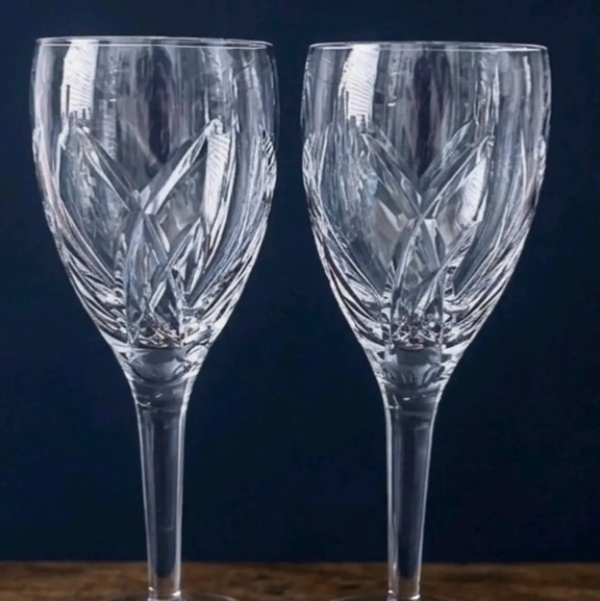 Waterford Crystal John Rocha wine glasses - Image 1