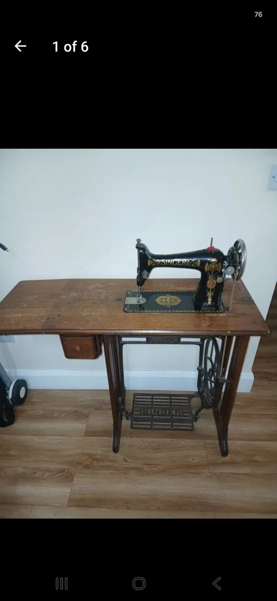 Antique singer sewing machine - Image 3