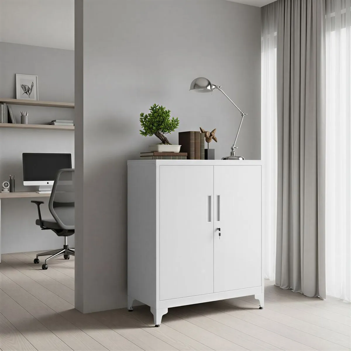 New Home Office Metal Filing Cabinet-FREE Delivery - Image 1