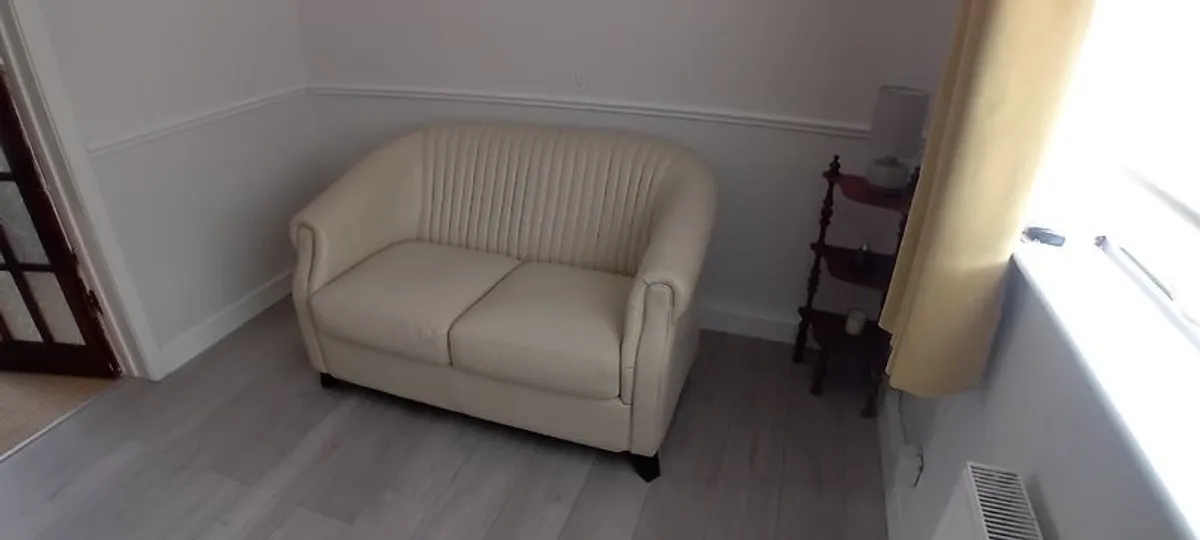 2 seater leather couch - Image 2