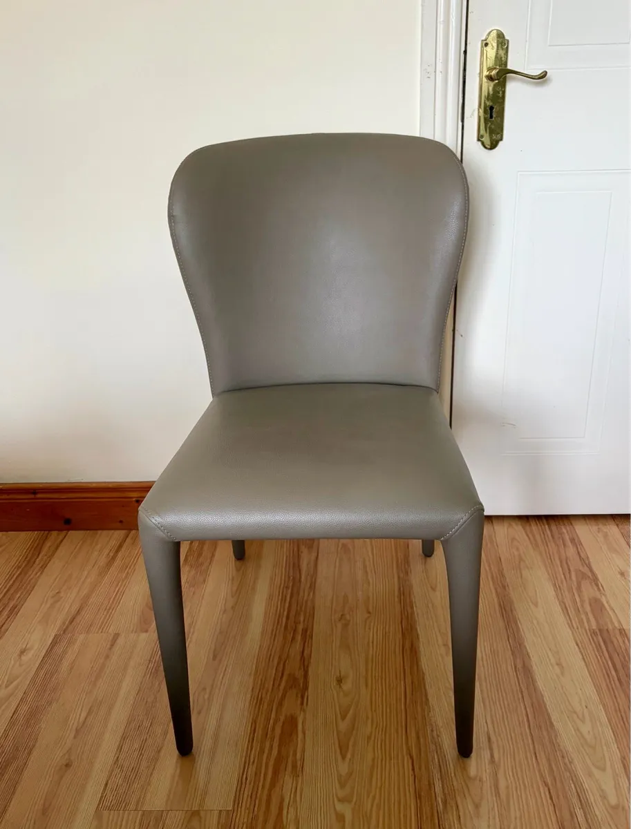 Set of Aletta Dining Chairs in Taupe - Image 1