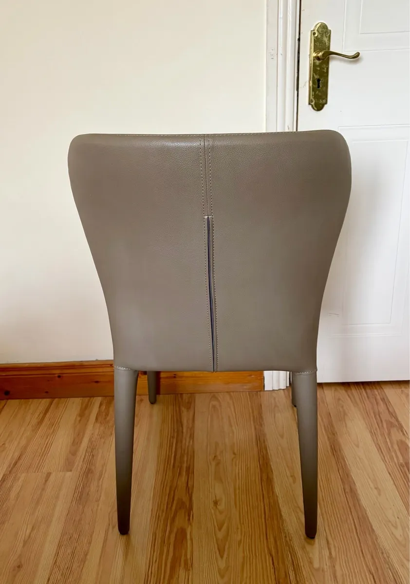 Set of Aletta Dining Chairs in Taupe - Image 3