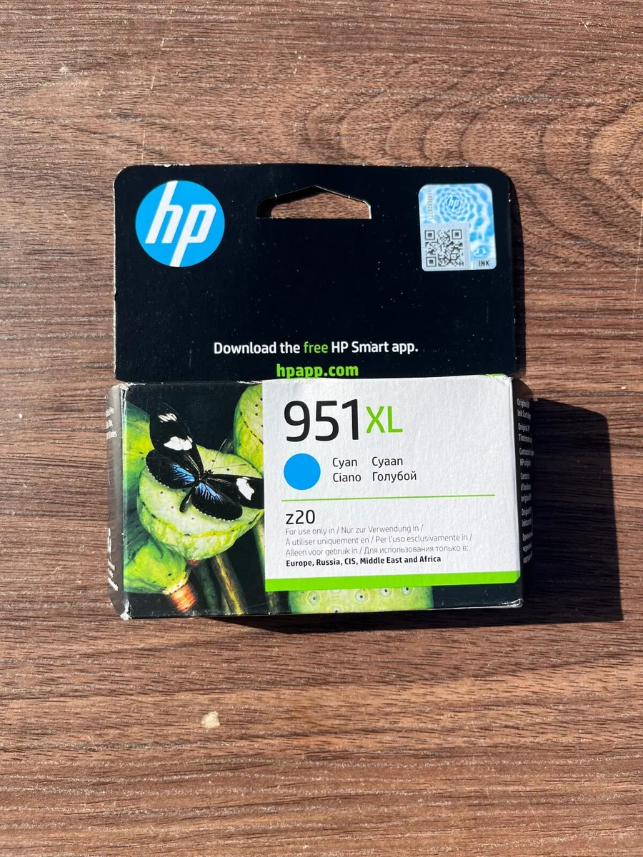 HP 951XL Cyan Ink Cartridge High Yield - Image 1