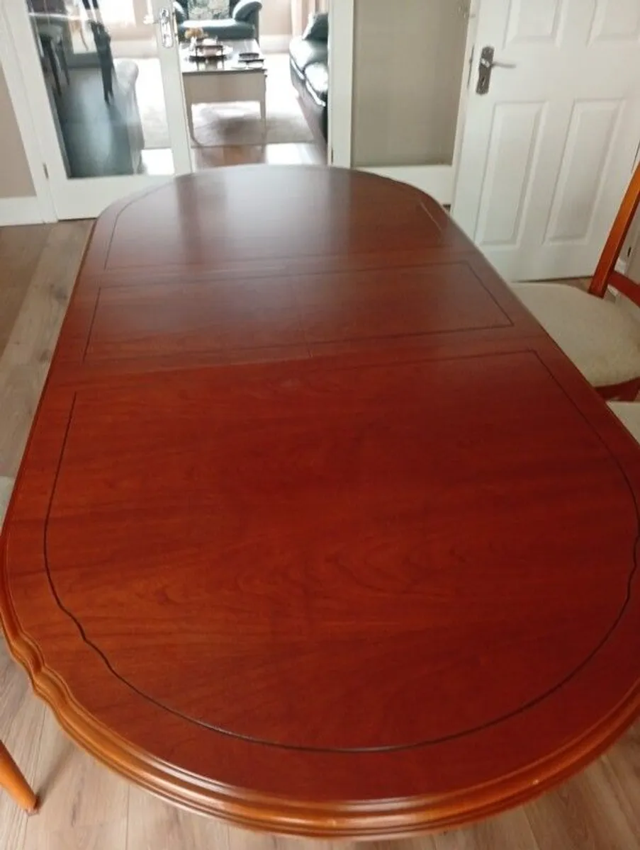 dining table and chairs and wall unit - Image 4