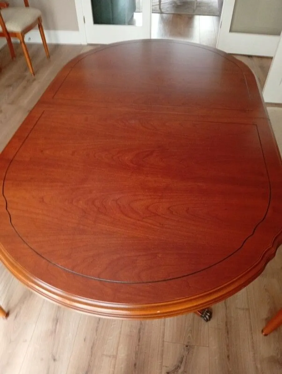 dining table and chairs and wall unit - Image 3