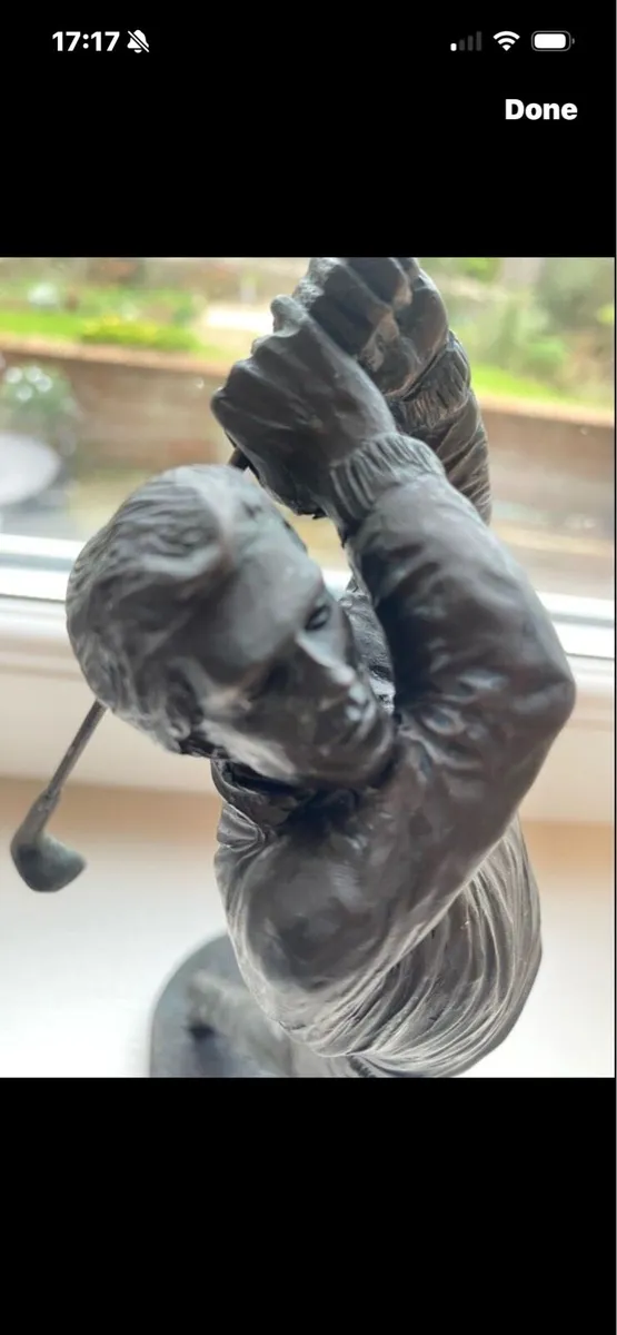 Genesis Bronze Golfer Swing - Image 2