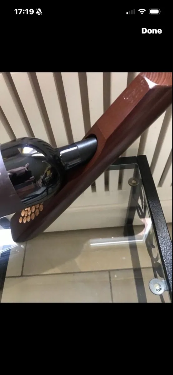 Wooden Balanced wine holder - Image 2