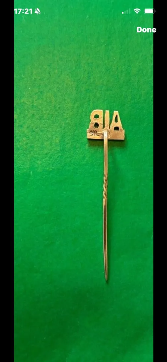 Vintage AIB Silver Lapel Pin - Image 2