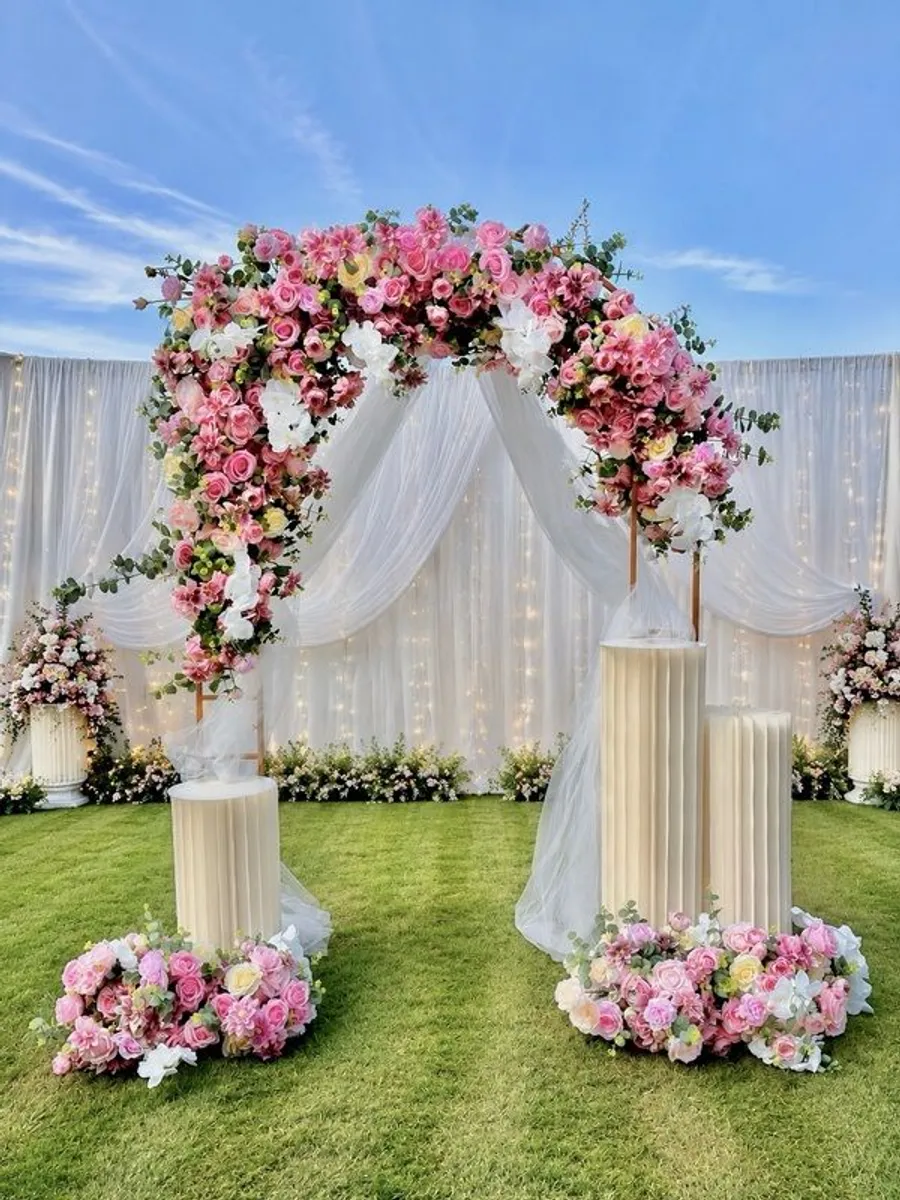Wedding/ Birthday/ Party/ Communion/ Confirmation Flower Arch for Rent - Image 1