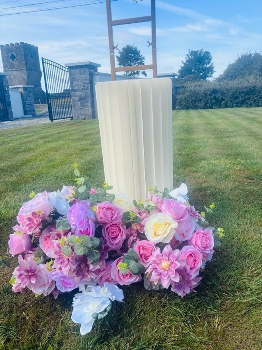 Wedding/ Birthday/ Party/ Communion/ Confirmation Flower Arch for Rent - Image 2